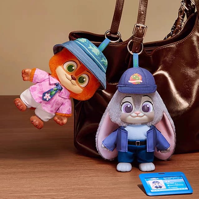 Zootopia Zootopia 2 City Resident Series Plush Pendant Blind Box Figure Nick Doll Gift