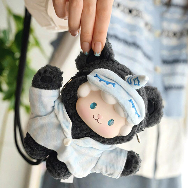 Cute Plush Pendant Blind Box Panda Doll Series, Gift for Girls, Adorable Backpack Phone Pouch