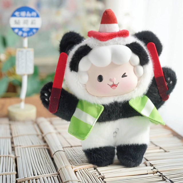 Cute Plush Pendant Blind Box Panda Doll Series, Gift for Girls, Adorable Backpack Phone Pouch