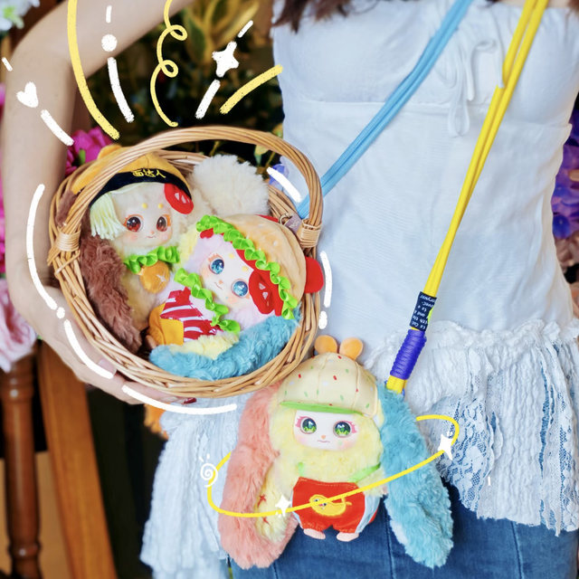 Noli's Food-Themed Plush Keychain Blind Box, Doll for Three-Year-Olds, Gift for Girls