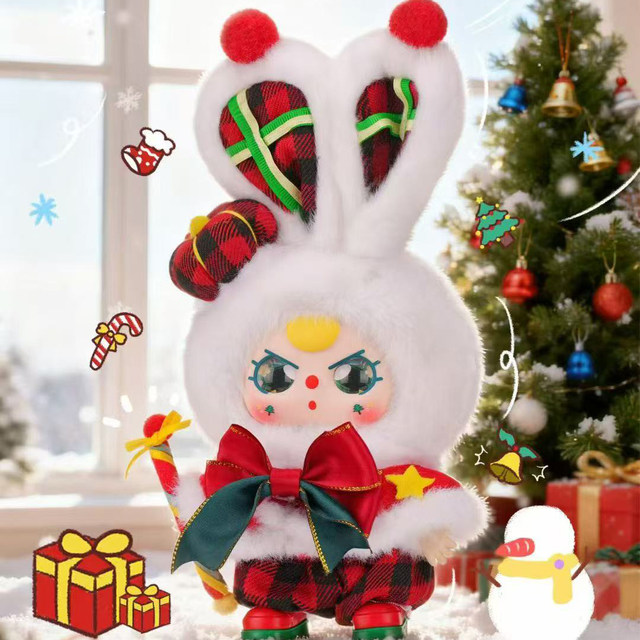Baby Three Merry Christmas Plush Pendant Blind Box Doll Christmas Gift