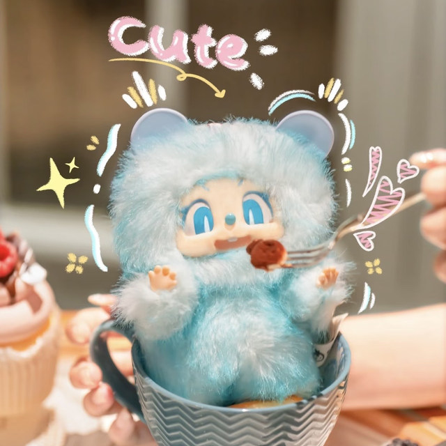 Pippa Original Macaron Plush Pendant Blind Box Doll Gift for Girls Baby Three Years Old