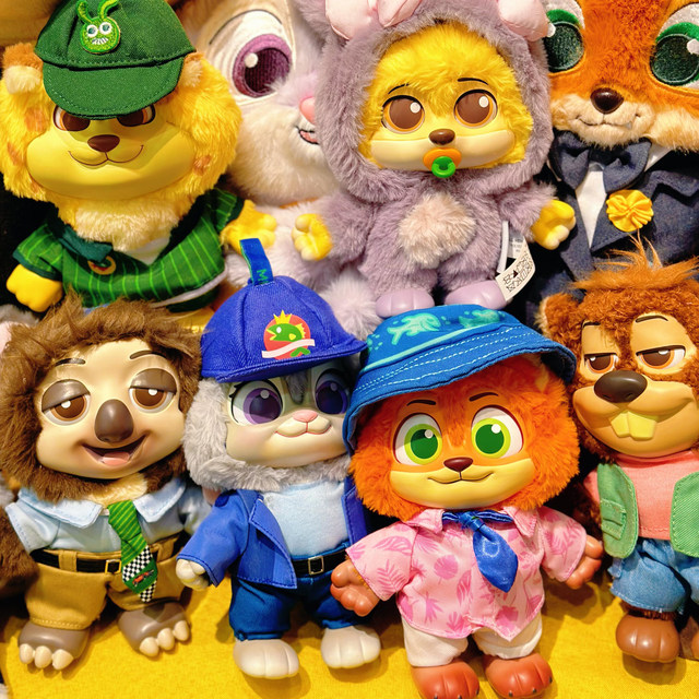 Zootopia Zootopia 2 City Resident Series Plush Pendant Blind Box Figure Nick Doll Gift