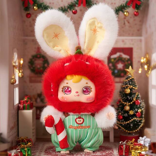 Samuel Three Little Sheep Merry Christmas Series Plush Pendant Blind Box Doll Girl Gift Keychain