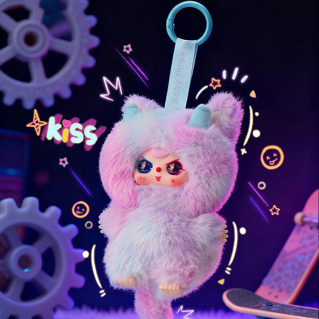 Baby Three Three-Year-Old Doll Series Plush Pendant Blind Box Music Festival Doll Girl's Gift