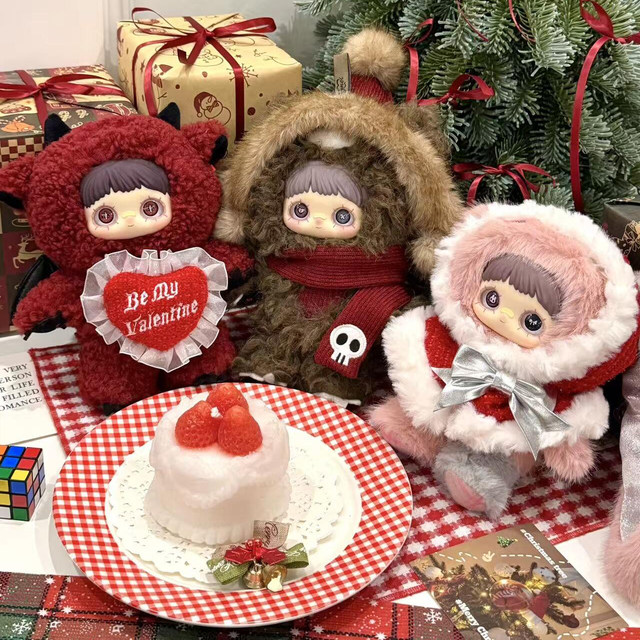Maymei Weird Winter Series Vinyl Plush Pendant Blind Box Doll Christmas Gift for Girls