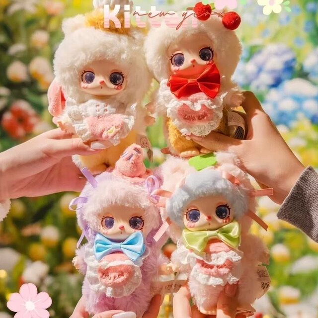 Liila Doll, Three-Year-Old Liila, 4Th Generation Dessert Chef Kitten, Vinyl Plush Pendant, Blind Box, Doll, Gift for Girls