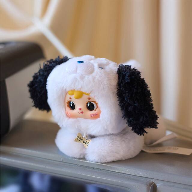 Samuel Three Little Furball Puppies Series Plush Pendant Blind Box Doll Girl's Gift Keychain