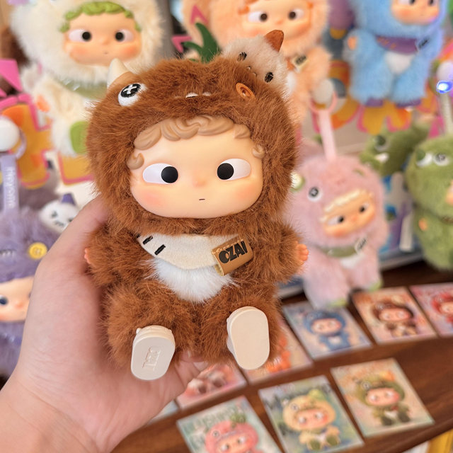 Heyone Black Play Ozai Emotion Prism Series Plush Pendant Blind Box Doll Gift for Boys