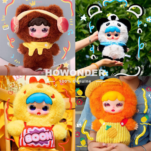 Joymiya Little Sweet Tooth 400% Series Plush Blind Box Doll Girls Gift Baby Three