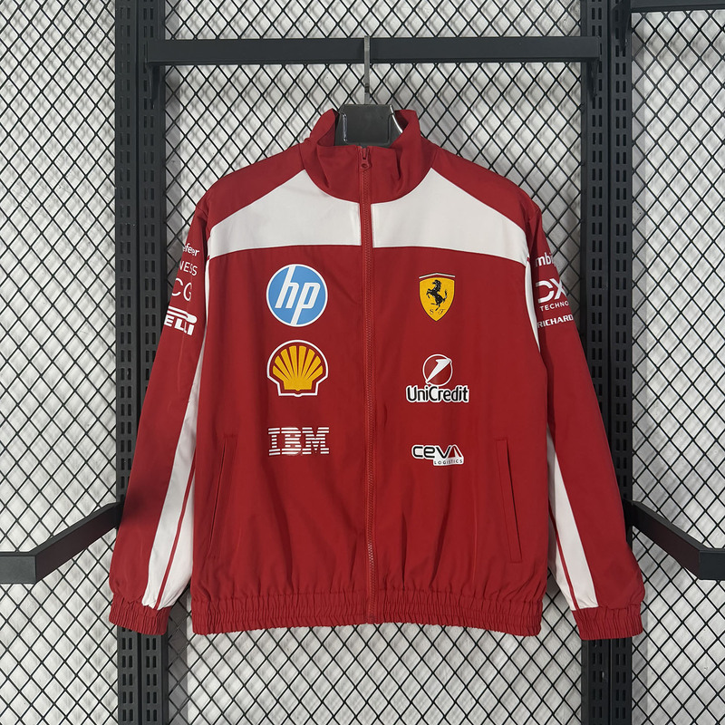 New 2026 F1 Racing Suit French-Style Windbreaker Jacket Windproof and Waterproof T-Shirt Polo Shirt with Rubber Printing Unisex
