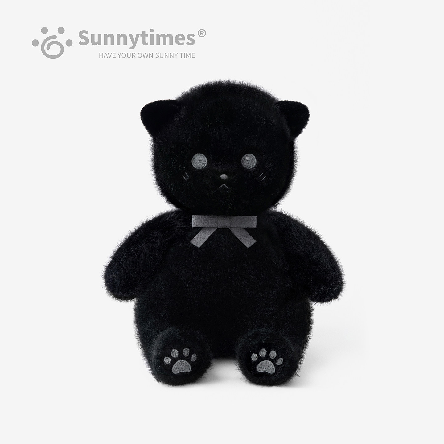 Sunnytimes маленькая ожидающая кошка, Черная кукла-кошка, плюшевая кукла, игрушка, милая кукла-кошка, подарок на день рождения, кукла