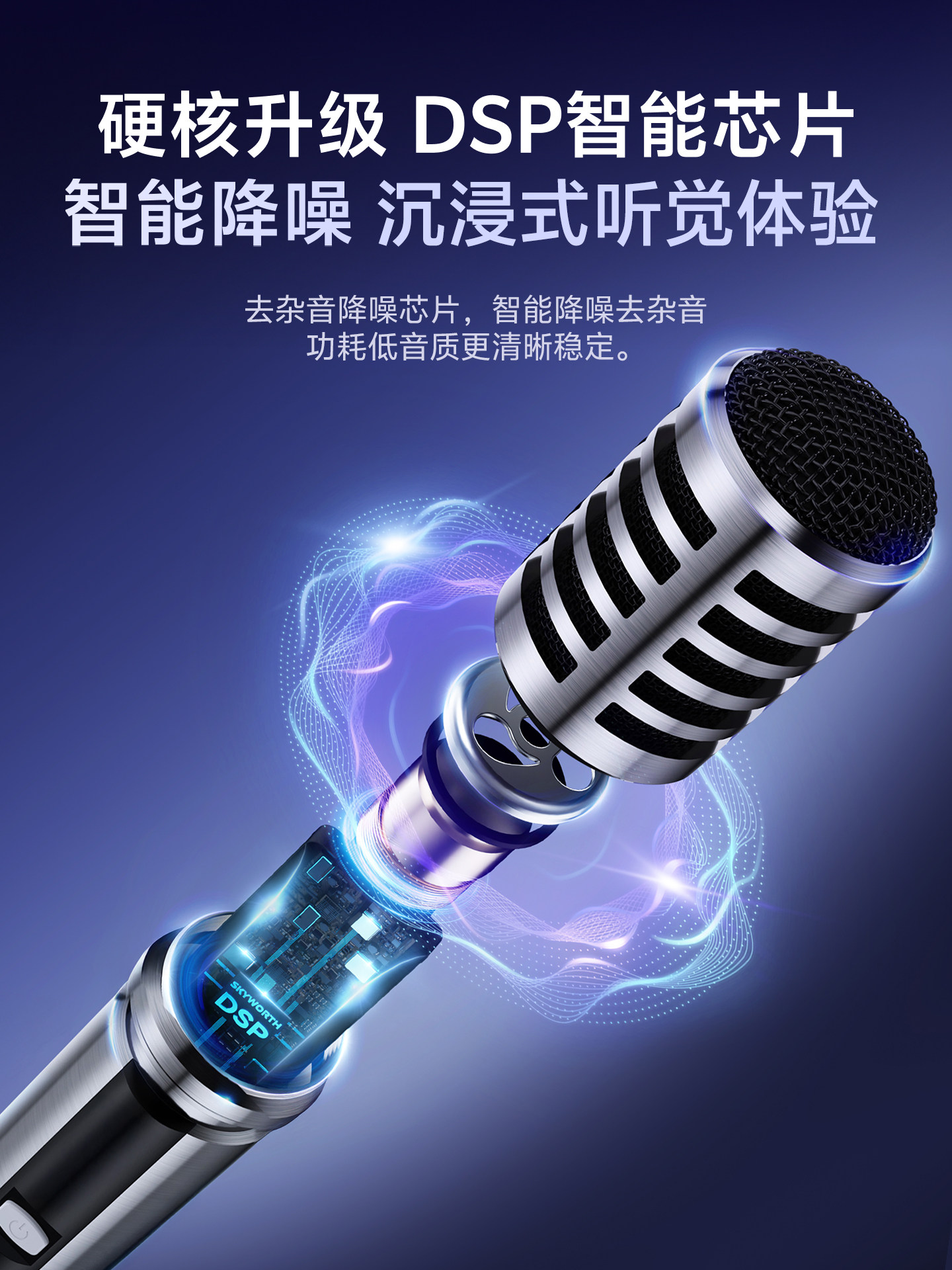 Skyworth Home Ktv Audio Set Soundbar Karaoke Machine Microphone All-In-One Singing Machine Home Karaoke Speaker