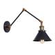 American iron art R wall lamp decoration bar restaurant art gallery color 827 personality simple black bedside wall H lamp