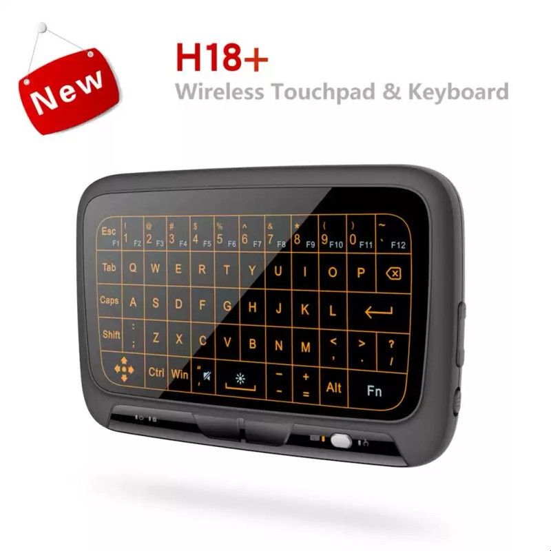 2.4Ghz H18 Mini Full Touch Screen with Backlight Qwerty Keyboard