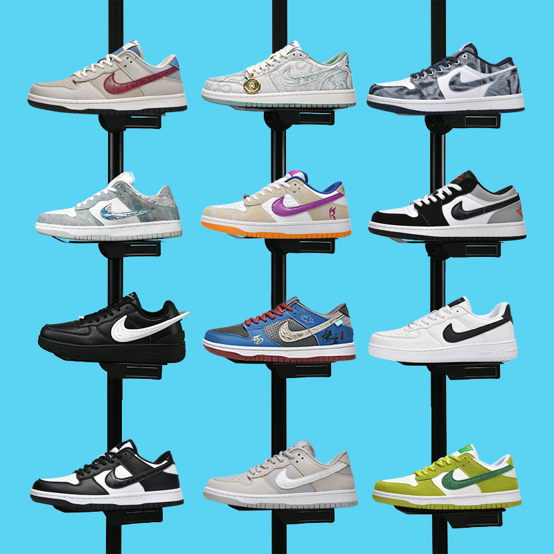 Low-Top Aj Men's Shoes Genuine Dunk Black and White Panda White Rubber Sneakers Air Force 1 Durable Sports Shoes for Older Children Low-Top Aj Men's Shoes Genuine Dunk Black and White Panda White Rubber Sneakers Air Force 1 Durable Sports Shoes for Older Children