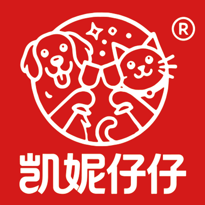 凯妮仔仔宠物食品店的LOGO