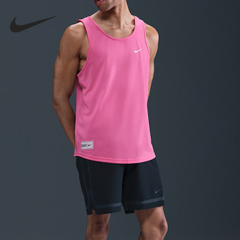 Nike genuine 2025 summer men's sports fitness training vest hv7073-600