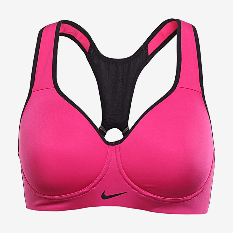 Nike Genuine Pro Rival Women's Tight-Fitting Contrasting Color Comprehensive Training Sports Bra 805553-616