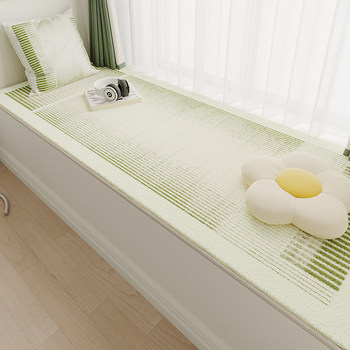 Autumn and winter bay window mat window sill mat plush plush thick anti-slip custom carpet living room balcony tatami bedroom bedside