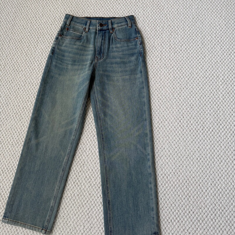 Make Your Legs Look Straight and Slim! Ce Early Summer New Style Four-Way Stretch Cropped Denim Pants, Retro French Style for Girls