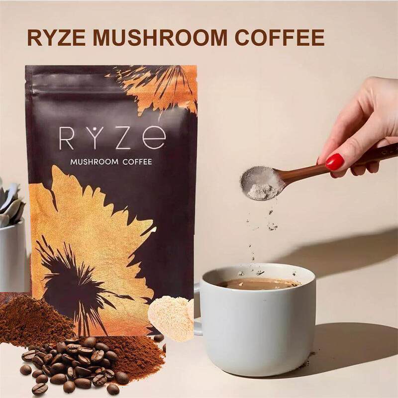 Ryze Mushroom Coffee, Mushroom Coffee, Matcha Coffee, Sugar-Free Low-Fat Coffee