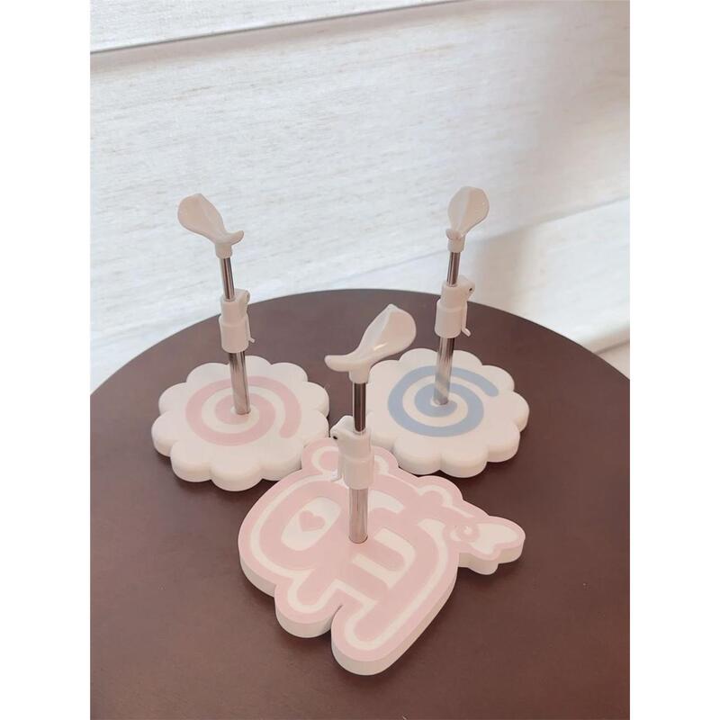 Girly Bjd Doll Stand Wooden Auxiliary Stand Fish Cake Doll Support Stand 1/6 1/8 Scale High Aesthetic Value