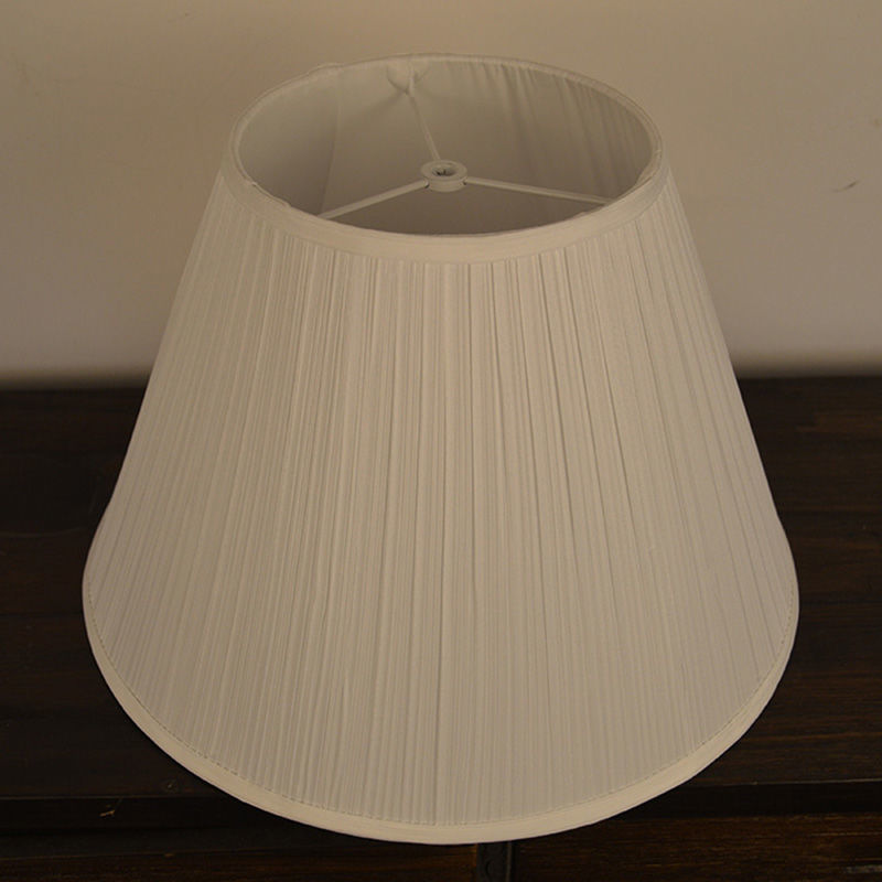 Orange Central Flagship Store American and European Style White Lampshade Shell Living Room Floor Lamp Bedroom Bedside Table Lamp E27 Round