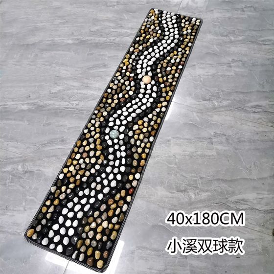 Kangzu 자연 자갈 Yuhua 석재 단독 마사지 패드 담요 Acupoint 마사지 패드 날카로운 압력 판 석재 도로 마사지