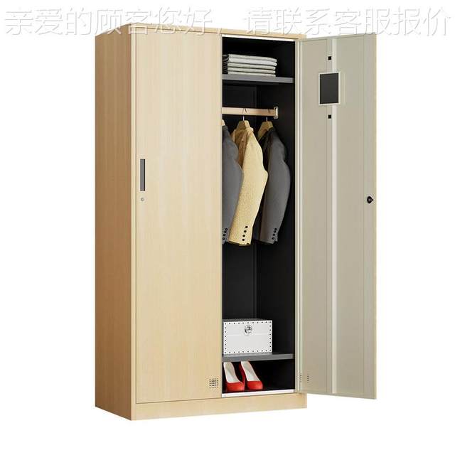 Cabinet steel pattern locker ZY-wood grain employee dormitory iron cabinet storage wood cabinet bathroom gym storage buns