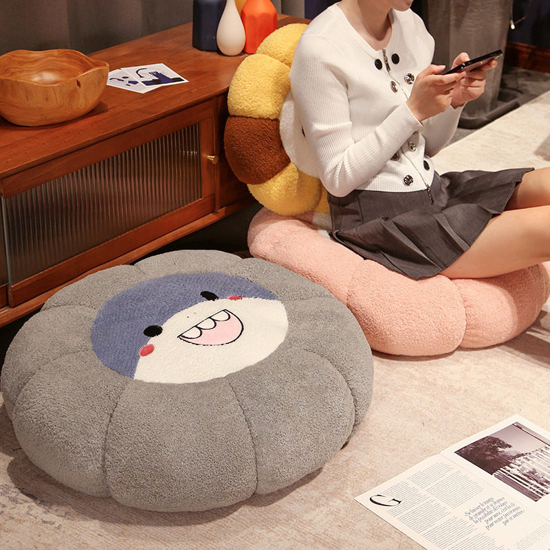 Pumpkin futon cushion living room floor lazy butt cushion tatami sofa bay window cushion student flower pouf