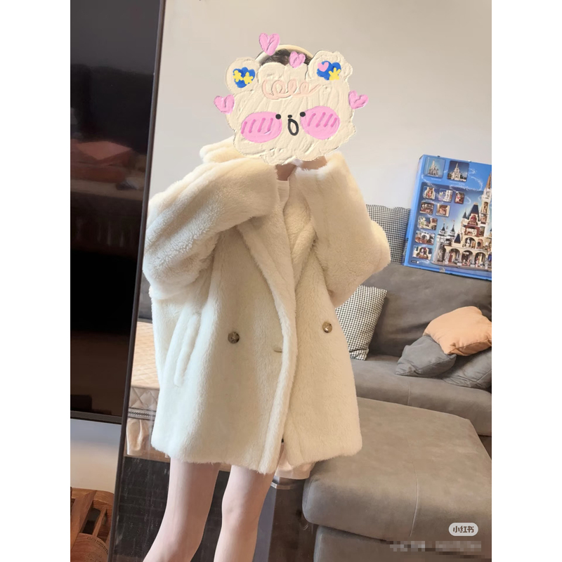 Big m Teddy Bear Plush Jacket for Women 2512022