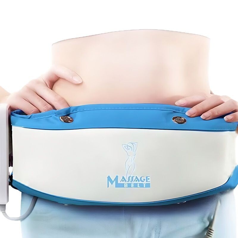 Abdominal Massage Belt Fat-Shaking Machine with Vibration for Waist Slimming Exercise and Fitness Massage for Body Shaping Abdominal Massage Belt Fat-Shaking Machine with Vibration for Waist Slimming Exercise and Fitness Massage for Body Shaping