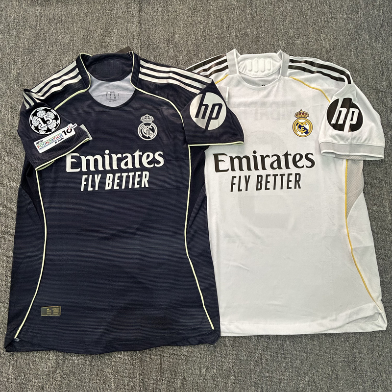 2526 Royal Jersey No. 10 Mbappe 7C Ronaldo Vinicius Bellingham Modric Ma Football Uniform Men 2526 Royal Jersey No. 10 Mbappe 7C Ronaldo Vinicius Bellingham Modric Ma Football Uniform Men