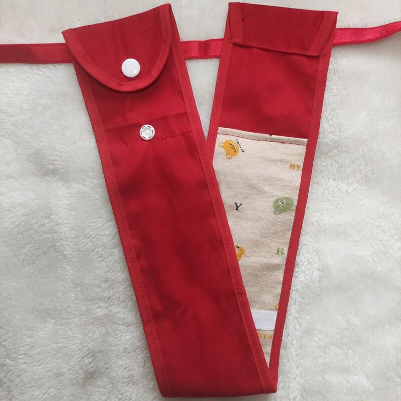 Vintage Style Sanitary Belt, Retro Pure Cotton T-Shaped Belt with Slot, Unisex Red Underwear with Elastic Waistband Vintage Style Sanitary Belt, Retro Pure Cotton T-Shaped Belt with Slot, Unisex Red Underwear with Elastic Waistband