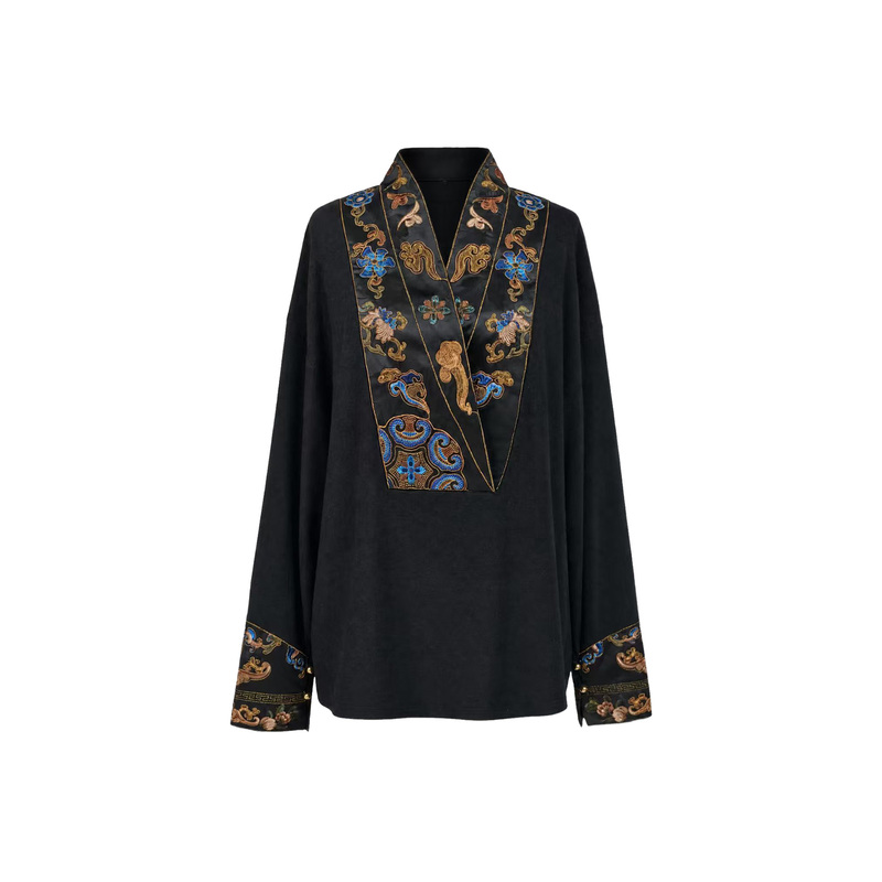 【Pianhua Ling】V-Neck Base Shirt 26Tt-S0144 【Pianhua Ling】V-Neck Base Shirt 26Tt-S0144