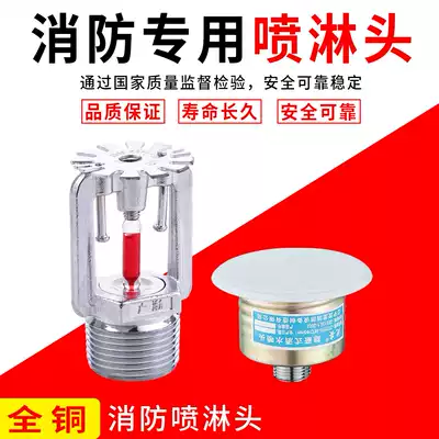 All copper 3C testing report certification concealed fire sprinkler concealed nozzle ZSTDY15-68deg