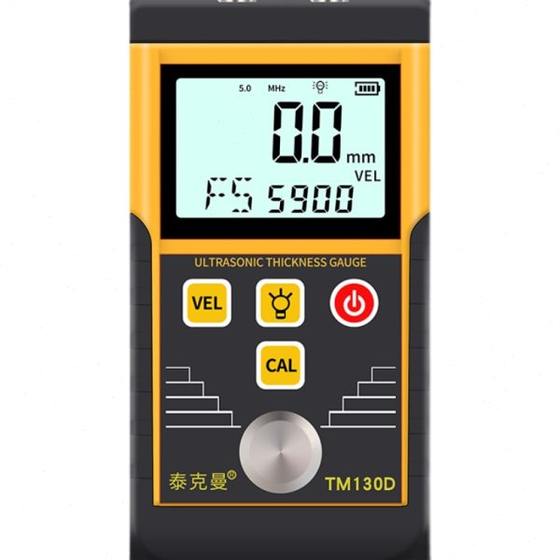 Tekman TM130D 초음파 두께 게이지 스틸 플레이트 철판 금속 두께 게이지 유리 플라스틱 두께 게이지