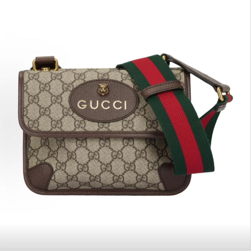 Gucci Gucci High-End Luxury Brand 99% New Classic Double-Sided Tiger Head Series Waist Bag Crossbody Bag for Women Wz