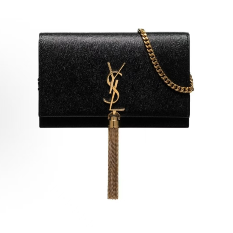 Ysl Saint Laurent Luxury Brand, 99% New, Classic Kate Gold Label Tassel Leather Small Crossbody Bag for Women Ysl Saint Laurent Luxury Brand, 99% New, Classic Kate Gold Label Tassel Leather Small Crossbody Bag for Women