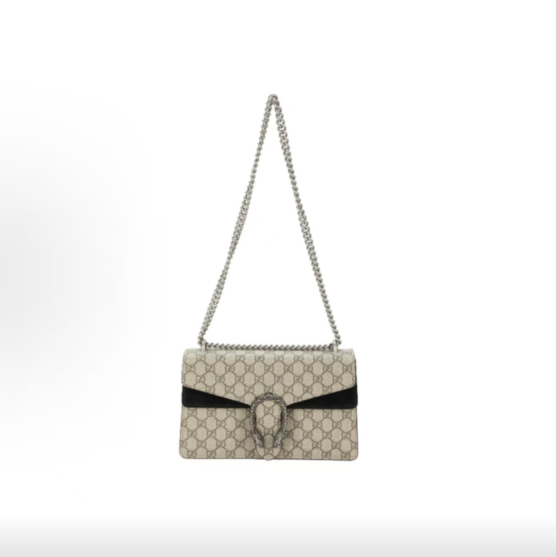 Gucci Luxury Brand 99% New Classic Model Tiger Head Buckle Dionysus Bag Single Shoulder Crossbody Women's Bag Wz