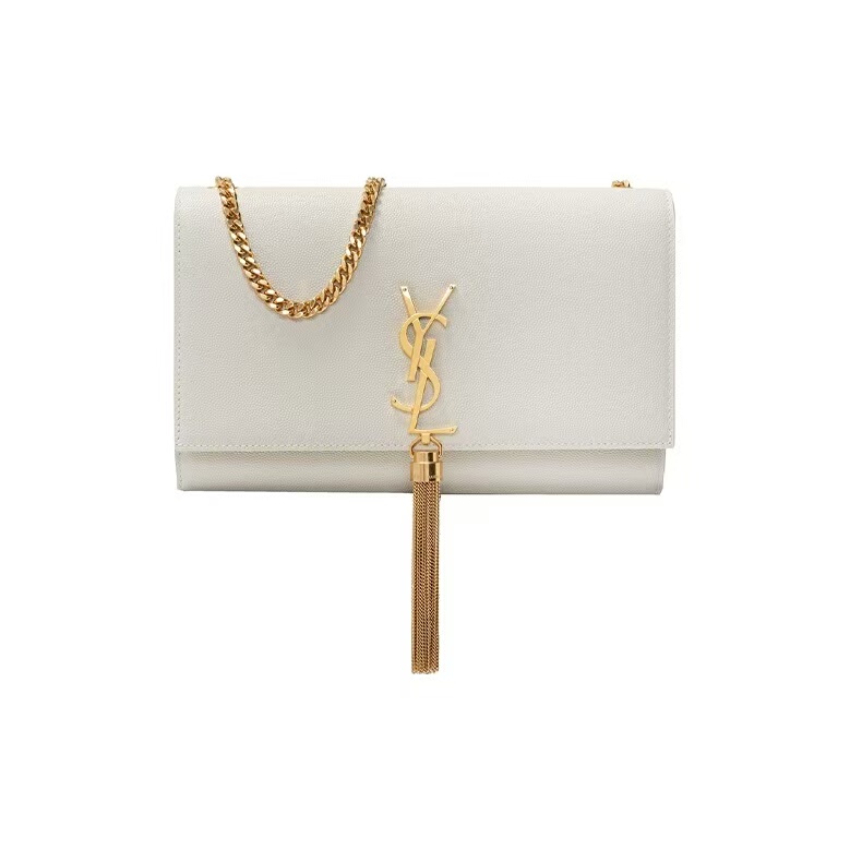 Ysl Saint Laurent Luxury Brand 99% New Platinum Chain Tassel Envelope Bag Crossbody Shoulder Bag for Women Wz Ysl Saint Laurent Luxury Brand 99% New Platinum Chain Tassel Envelope Bag Crossbody Shoulder Bag for Women Wz