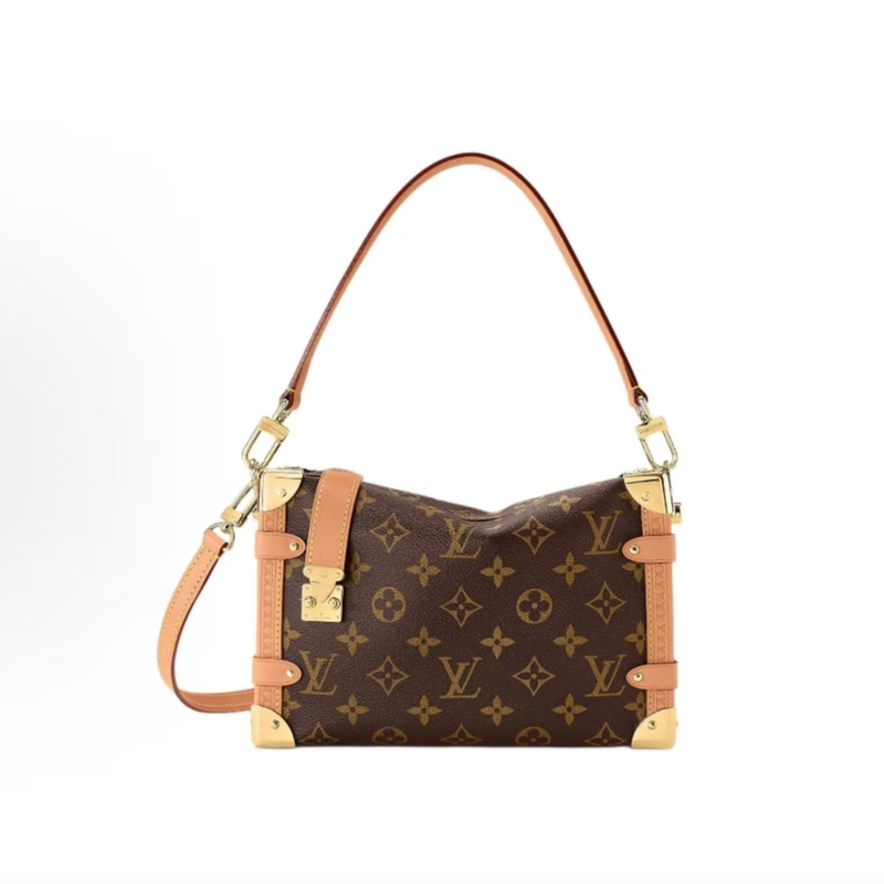 Lv Louis Vuitton High-End Luxury Brand 99% New Gu Ailing Soft Box Medium Chip Model Shoulder Crossbody Bag Wz