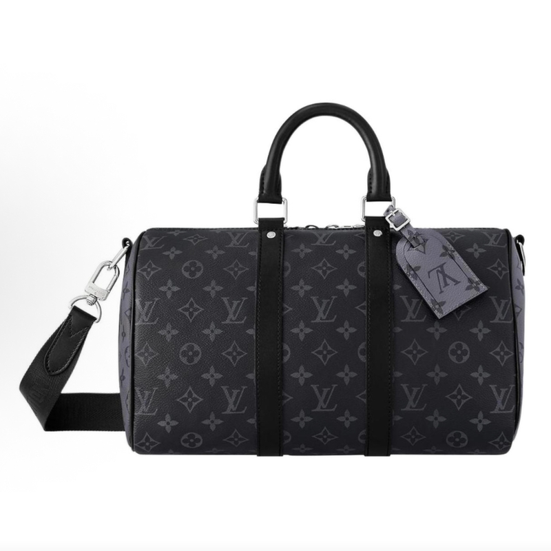 Lv Louis Vuitton High-End Luxury Brand 99% New Keepall 35 Black Warrior Adjustable Shoulder Strap Shoulder Bag Wz Lv Louis Vuitton High-End Luxury Brand 99% New Keepall 35 Black Warrior Adjustable Shoulder Strap Shoulder Bag Wz
