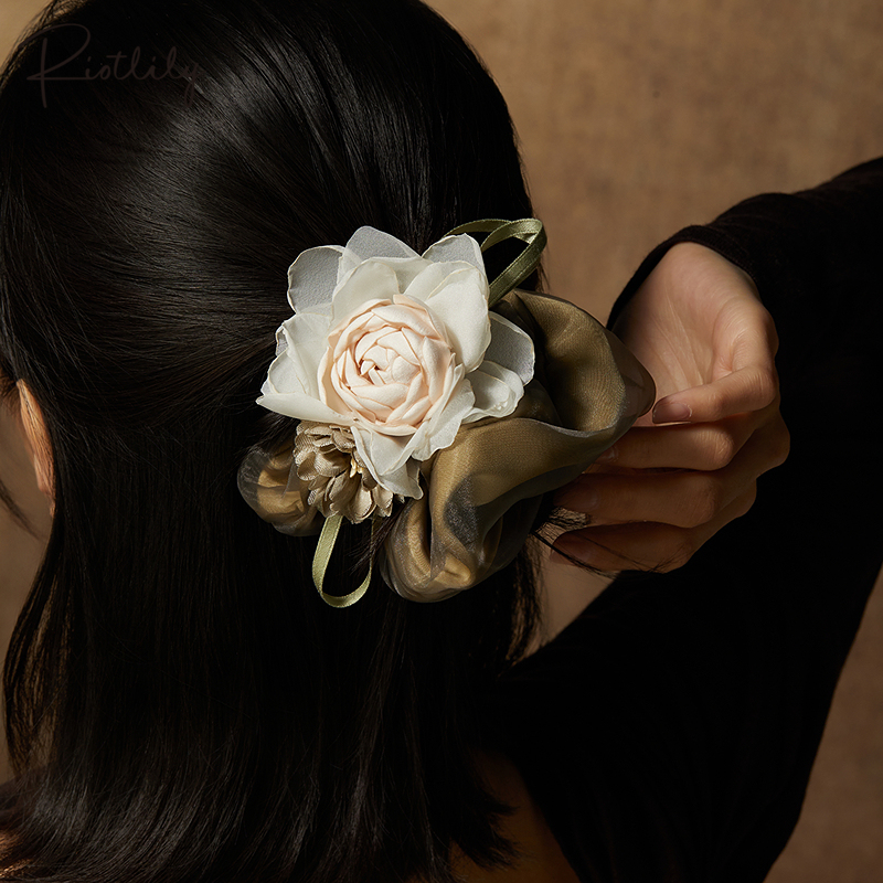 Riotlily/Aitlily Garden Dream Series Mesh Pleated Hair Tie Hair Accessory Autumn Selection Premium Product