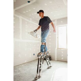 Stilts decoration foldable lifting tripod high foot heightening machine shoes indoor construction stage performance engineering stilts