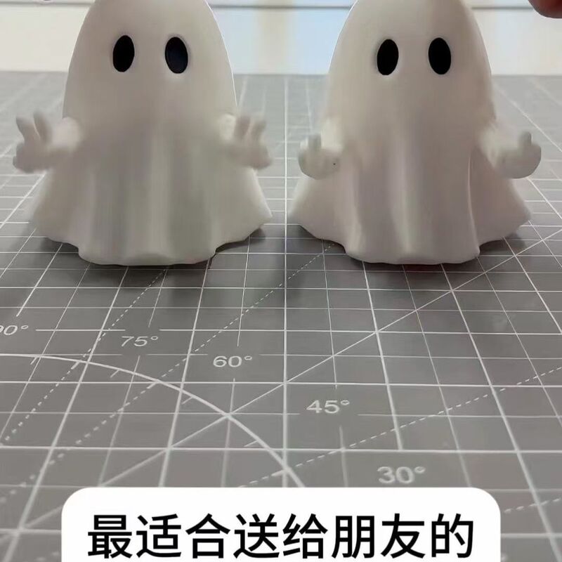 New 2026 Halloween Gift Little Ghost Figurine, Same Style as on Xiaohongshu, 3D Pressable Little Ghost Stress Relief Figurine New 2026 Halloween Gift Little Ghost Figurine, Same Style as on Xiaohongshu, 3D Pressable Little Ghost Stress Relief Figurine
