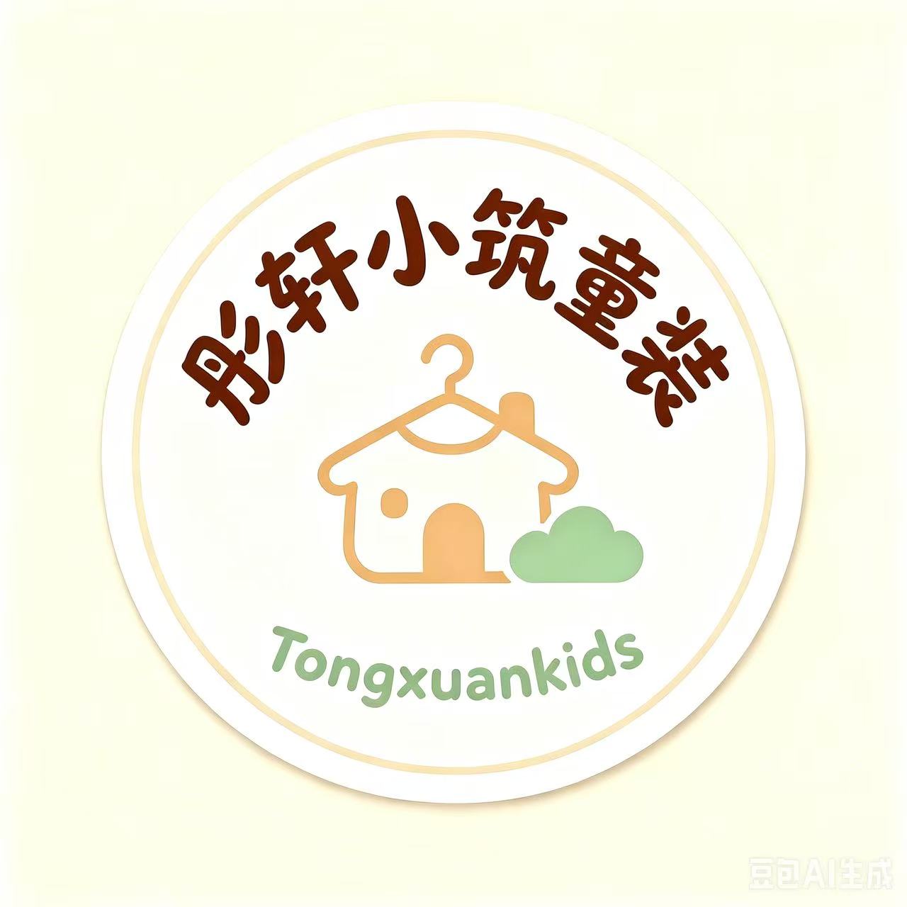彤轩小筑童装店的LOGO