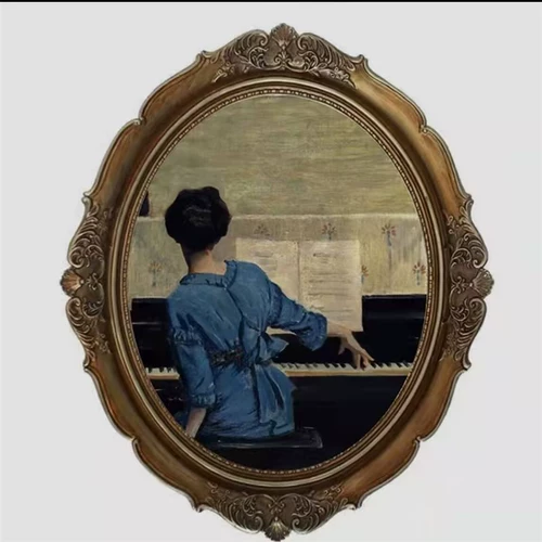 Ретро круглая классическая фоторамка, 6 дюймовая, 7 дюймов