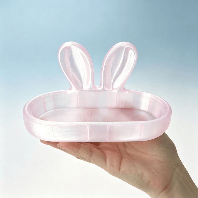 Crystal Clear and Luxurious Rabbit Ear-Shaped Glasses Storage Box, Sunglasses and Prescription Glasses Desktop Storage Ornament Crystal Clear and Luxurious Rabbit Ear-Shaped Glasses Storage Box, Sunglasses and Prescription Glasses Desktop Storage Ornament